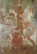 Wall painting from the House of the Dioscuri at Pompeii unknow artist